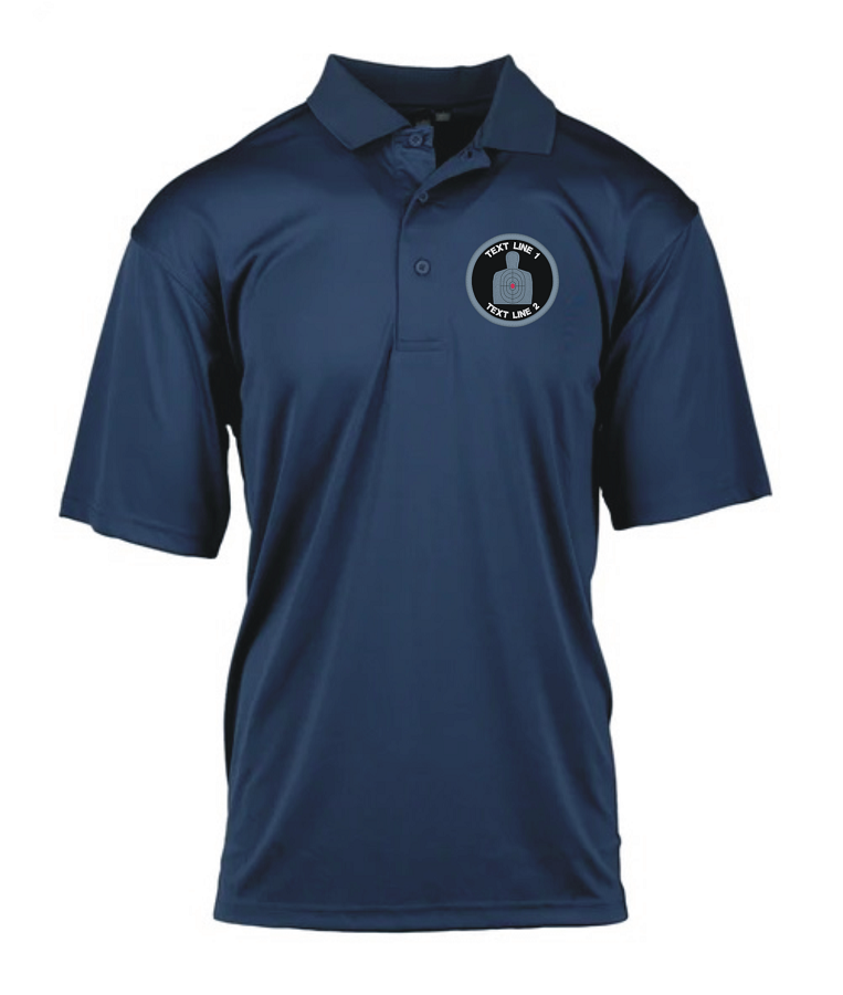 Custom Firearms Polyester Polo Embroidered #931 (image for) Custom Firearms Polyester Polo Embroidered #931